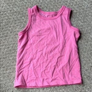Pink Sleeveless Kids Top